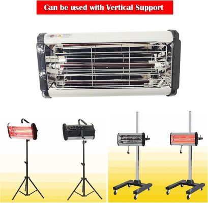 Double-Cassette Shortwave IR System With Location Holes For Putty Medium Coating Clear Coating Paint Protection