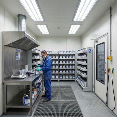 Automotive Paint Mixing Room | Safe, Ventilated Color Prep