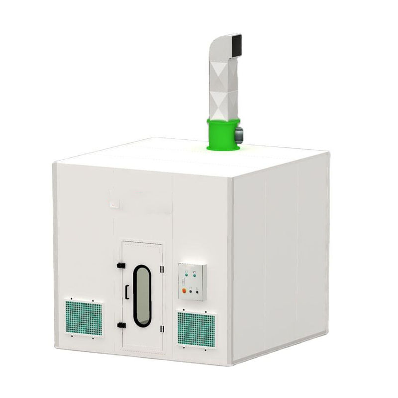 Paint Mixing Room Incorporating Negative Pressure Maintenance and Dust Removal for Cleaner and Safer Working Environment