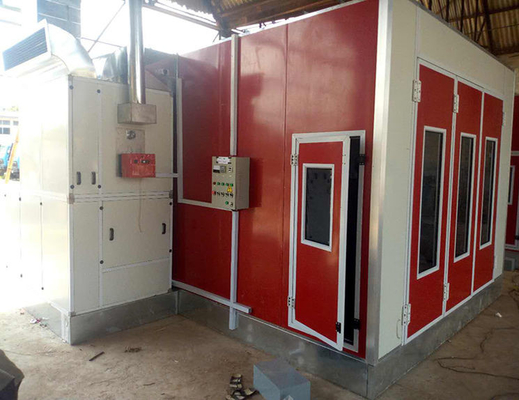 380V Industrial Automotive Paint Booth Mobile Auto Paint Booth com luzes LED