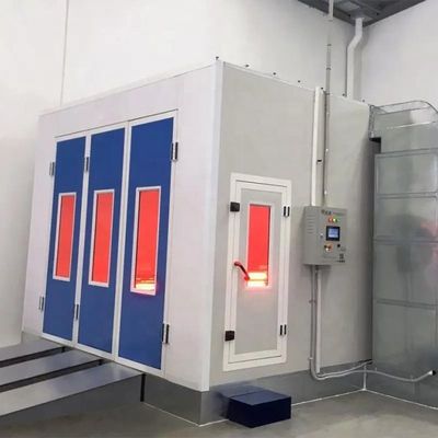 30kW Electric Car Spray Booth Com Fluxo de Ar Iluminação LED Electric Spray Booth