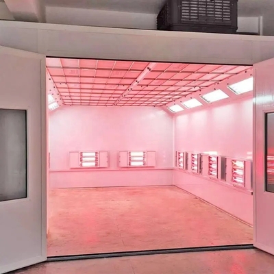 CE 220V Cabinas de pulverização de automóveis Cabinas de pintura de automóveis 7000 X 5250 X 3430mm