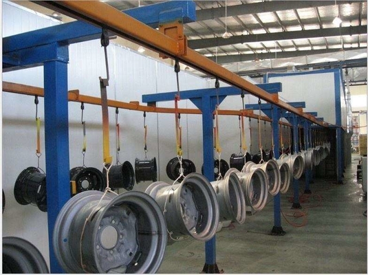 500kg Carga Sistema de transporte aéreo Elétrico Linha de pintura de aquecimento transportador para várias dimensões