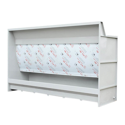 Cabine de pulverização de cortina de água superior para ambientes de pintura mais limpos e saudáveis