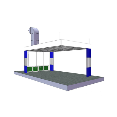 Estação de preparação de declínio duradoura de pintura de veículo de longa duração