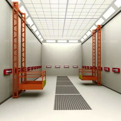 Elevador de cabine de pintura de alto desempenho para pintura e cozimento em um único sistema