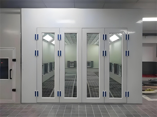 Controle de tela sensível ao toque PLC Smart Constant Temperature Paint Spray Booth para reparação de carroceria automática