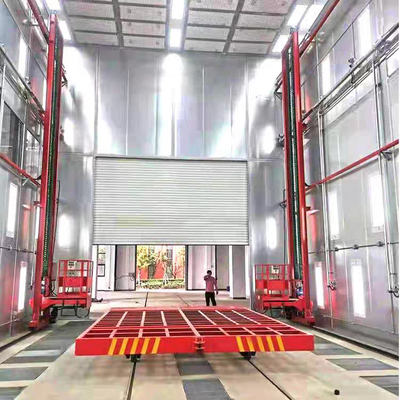 Plataforma 3D móvel à prova de explosão para cabines de pintura
