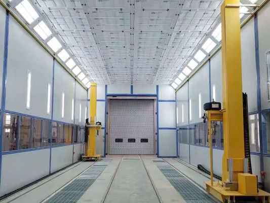 Sistemas de Cozimento Aquecidos a Diesel para Repintura de Frotas Comerciais  Cabines de Pintura Grandes