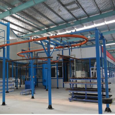 Produtos metálicos Linha de revestimento em pó totalmente automatizada para produção de revestimentos industriais