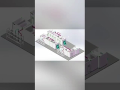 Aumentar a produção com a linha automática de pintura por pulverização de alta eficiência