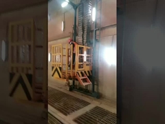 Plataforma móvel à prova de explosão 3D para cabines de pintura