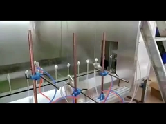 cabine de pulverização de cortinas de água