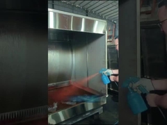 FEW-10 Cabine de cortina de água ambiental para pintura por pulverização em cascata pequena