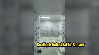 Controle de contaminação do túnel de chuveiro de ar industrial de alto desempenho da CoatTech para ambientes críticos