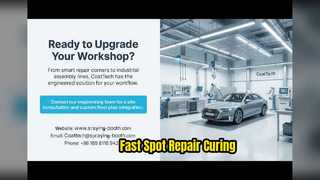 Lâmpada de cura infravermelha de ondas curtas para reparos pontuais