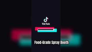 Food-Grade Spray Booth With Automated Clean-In-Place (CIP) System