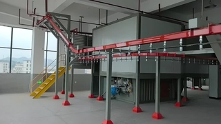 Atualize seu acabamento automatizado com nossa linha de revestimento industrial de alta eficiência