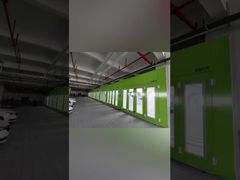 Linha de cura de trilhos automotivos